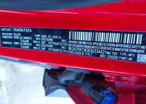 2024 Dodge Hornet R/T из США, поврежденный, VIN ZACPDFCW2R3A33442